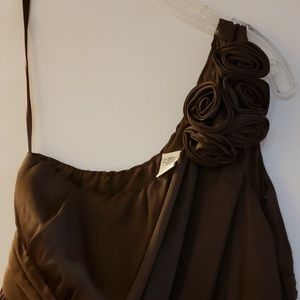 One shoulder cocktail dress